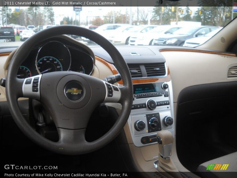 Gold Mist Metallic / Cocoa/Cashmere 2011 Chevrolet Malibu LT