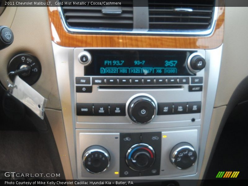 Gold Mist Metallic / Cocoa/Cashmere 2011 Chevrolet Malibu LT