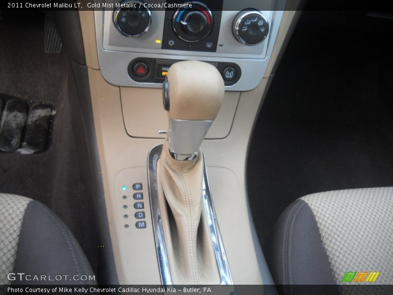 Gold Mist Metallic / Cocoa/Cashmere 2011 Chevrolet Malibu LT