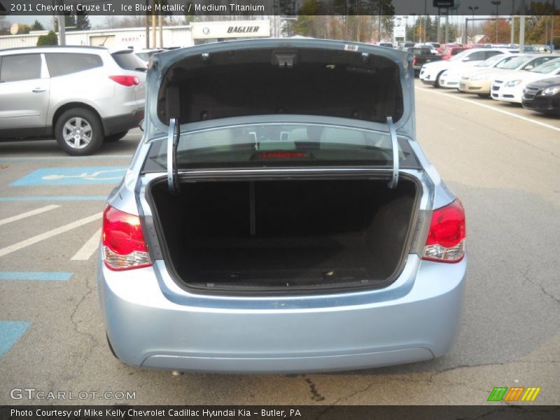 Ice Blue Metallic / Medium Titanium 2011 Chevrolet Cruze LT