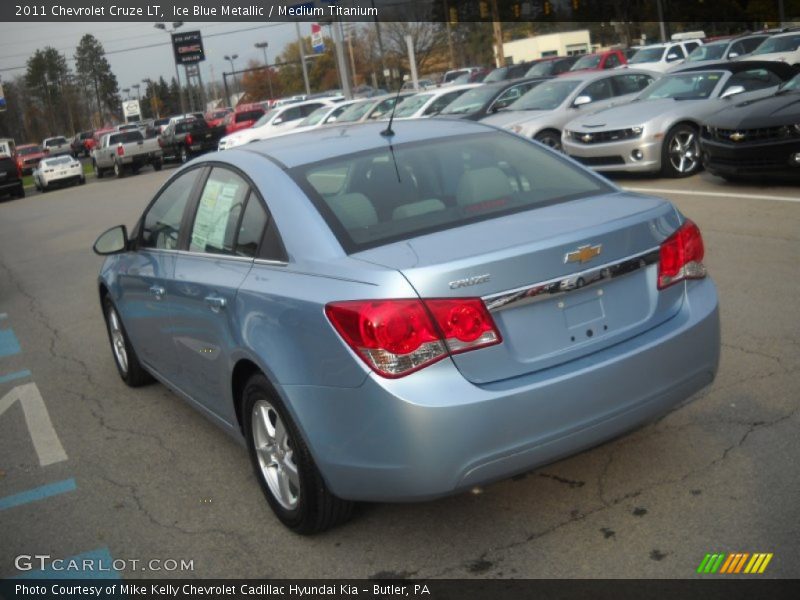 Ice Blue Metallic / Medium Titanium 2011 Chevrolet Cruze LT