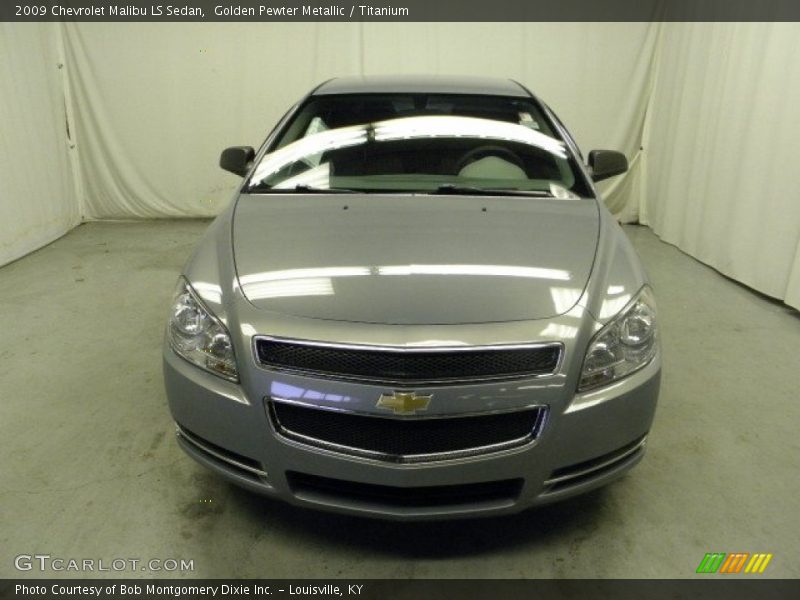 Golden Pewter Metallic / Titanium 2009 Chevrolet Malibu LS Sedan