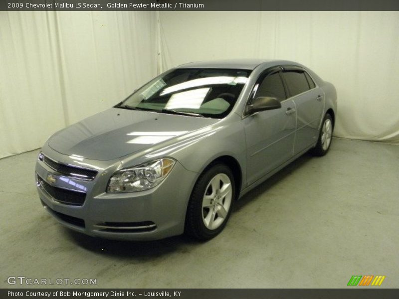 Golden Pewter Metallic / Titanium 2009 Chevrolet Malibu LS Sedan