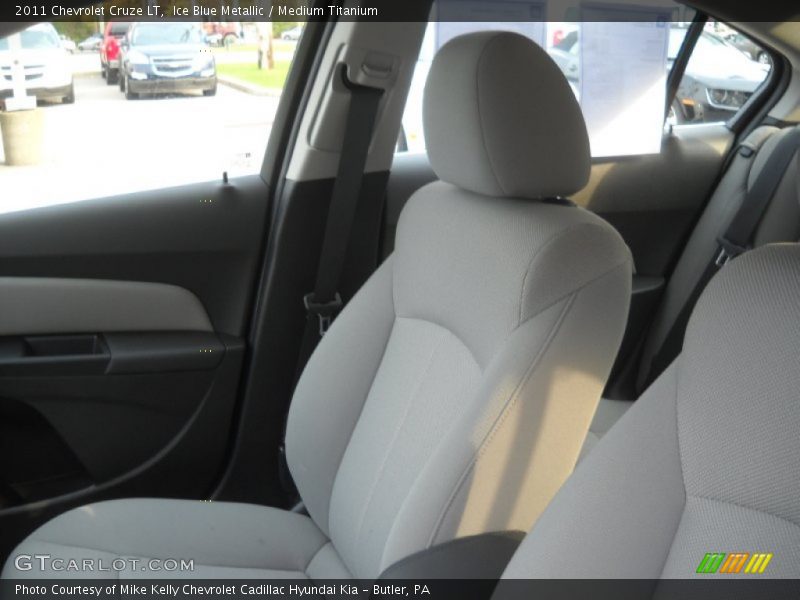 Ice Blue Metallic / Medium Titanium 2011 Chevrolet Cruze LT