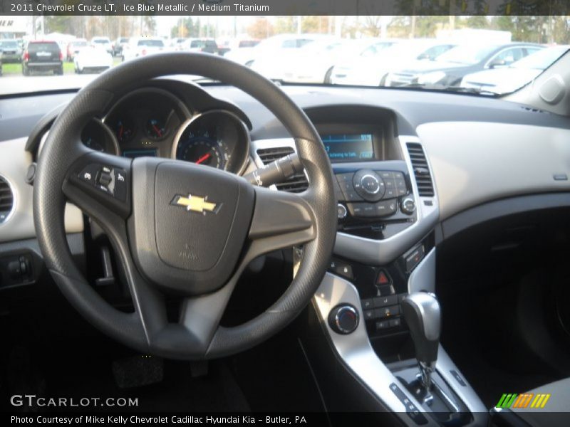 Ice Blue Metallic / Medium Titanium 2011 Chevrolet Cruze LT