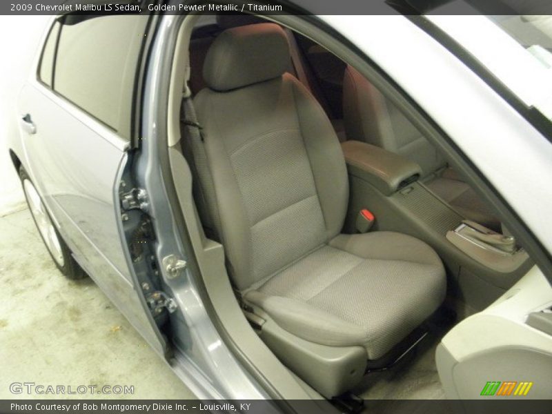 Golden Pewter Metallic / Titanium 2009 Chevrolet Malibu LS Sedan