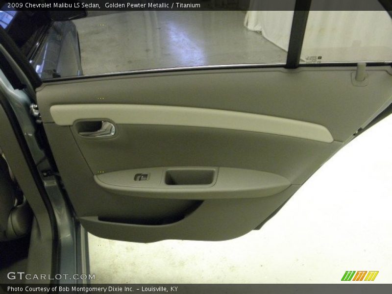 Golden Pewter Metallic / Titanium 2009 Chevrolet Malibu LS Sedan