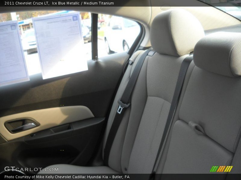 Ice Blue Metallic / Medium Titanium 2011 Chevrolet Cruze LT