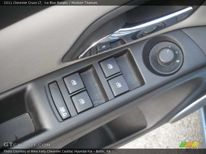 Ice Blue Metallic / Medium Titanium 2011 Chevrolet Cruze LT