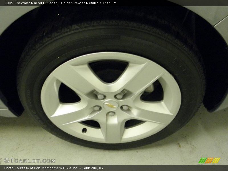 Golden Pewter Metallic / Titanium 2009 Chevrolet Malibu LS Sedan