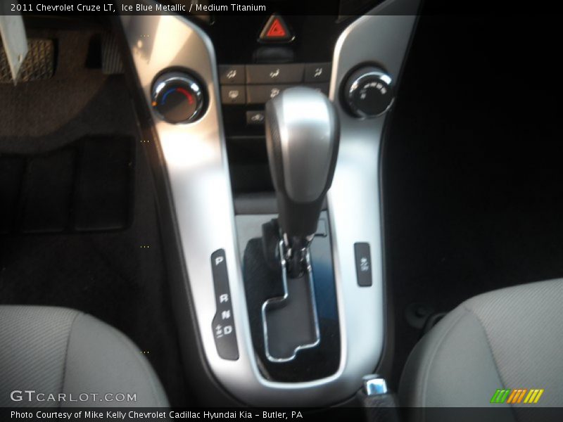 Ice Blue Metallic / Medium Titanium 2011 Chevrolet Cruze LT