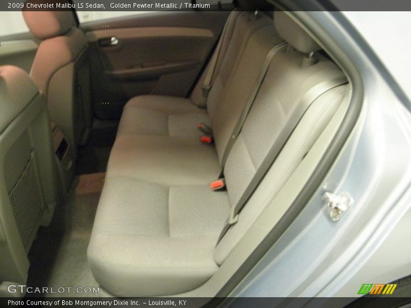 Golden Pewter Metallic / Titanium 2009 Chevrolet Malibu LS Sedan