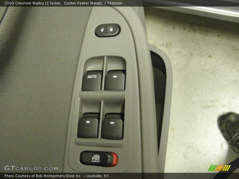 Golden Pewter Metallic / Titanium 2009 Chevrolet Malibu LS Sedan