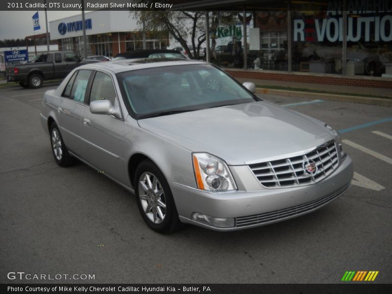 Radiant Silver Metallic / Ebony 2011 Cadillac DTS Luxury