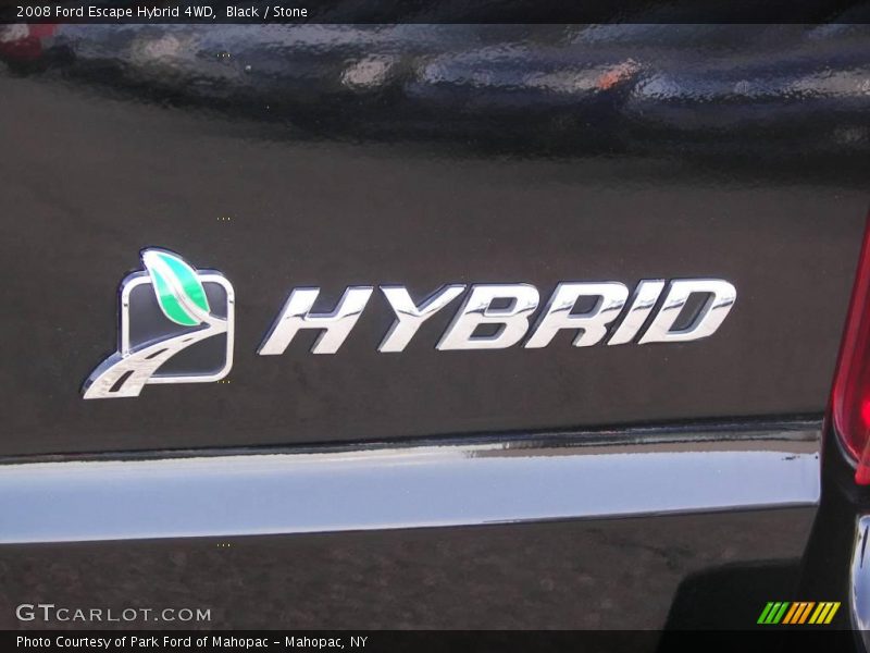 Black / Stone 2008 Ford Escape Hybrid 4WD