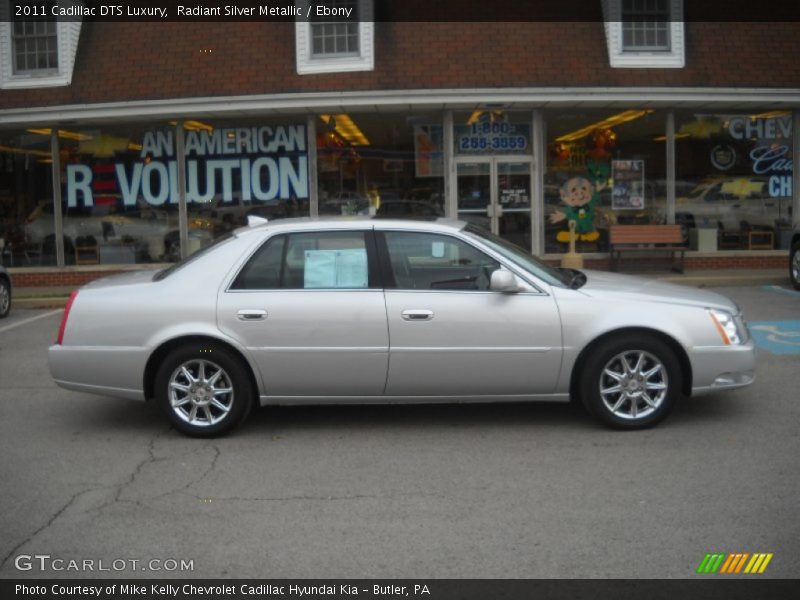 Radiant Silver Metallic / Ebony 2011 Cadillac DTS Luxury
