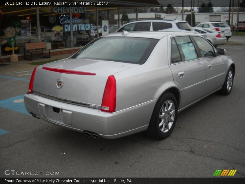 Radiant Silver Metallic / Ebony 2011 Cadillac DTS Luxury