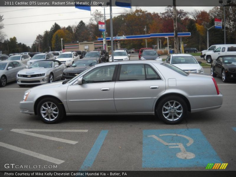 Radiant Silver Metallic / Ebony 2011 Cadillac DTS Luxury