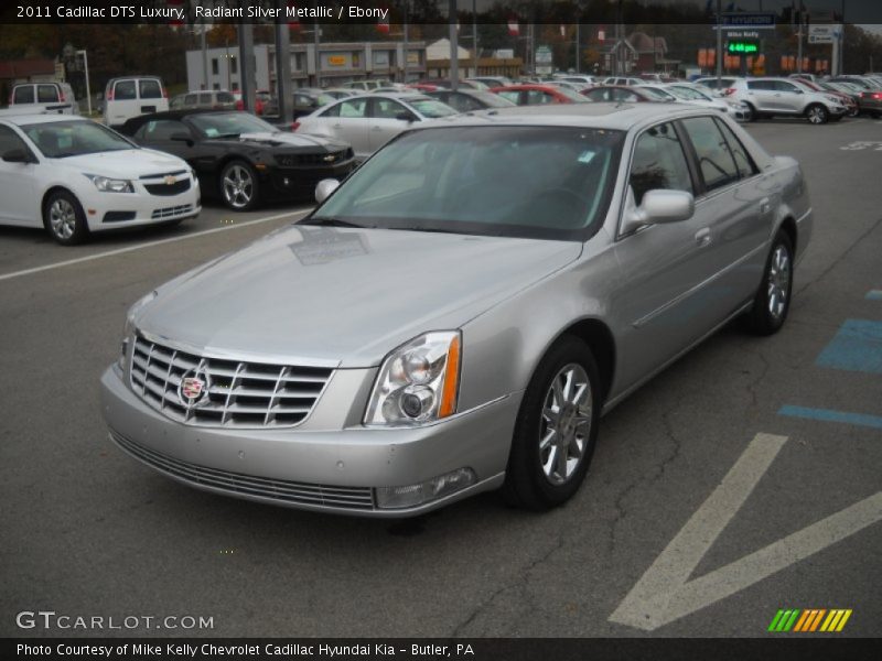Radiant Silver Metallic / Ebony 2011 Cadillac DTS Luxury