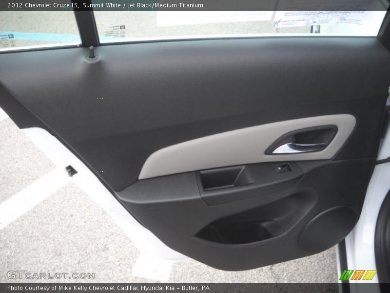 Summit White / Jet Black/Medium Titanium 2012 Chevrolet Cruze LS