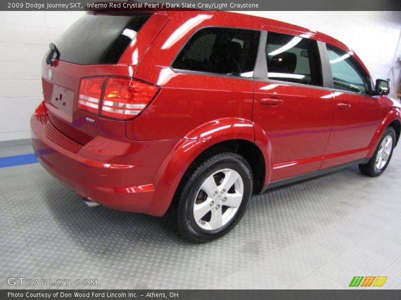 Inferno Red Crystal Pearl / Dark Slate Gray/Light Graystone 2009 Dodge Journey SXT