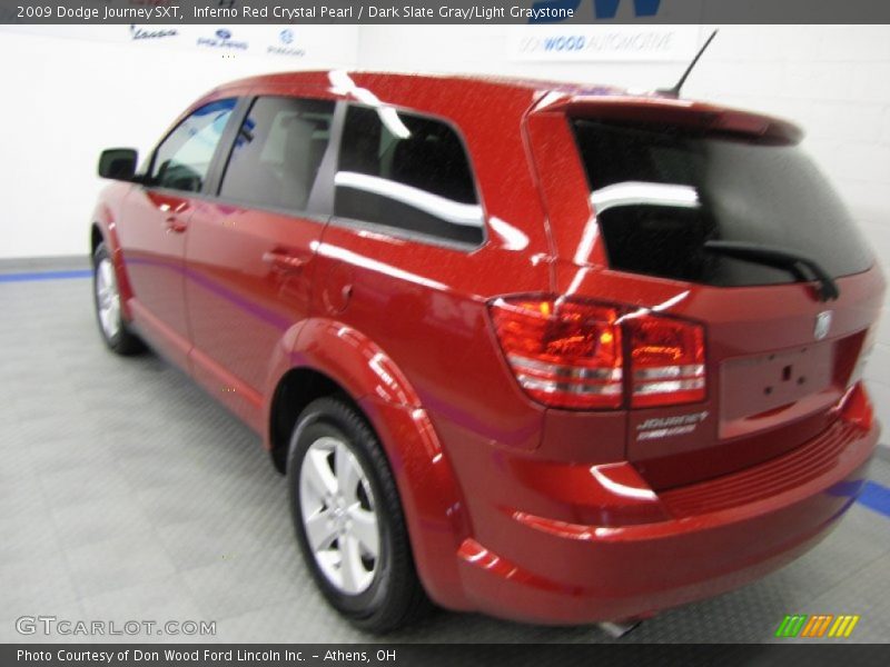 Inferno Red Crystal Pearl / Dark Slate Gray/Light Graystone 2009 Dodge Journey SXT