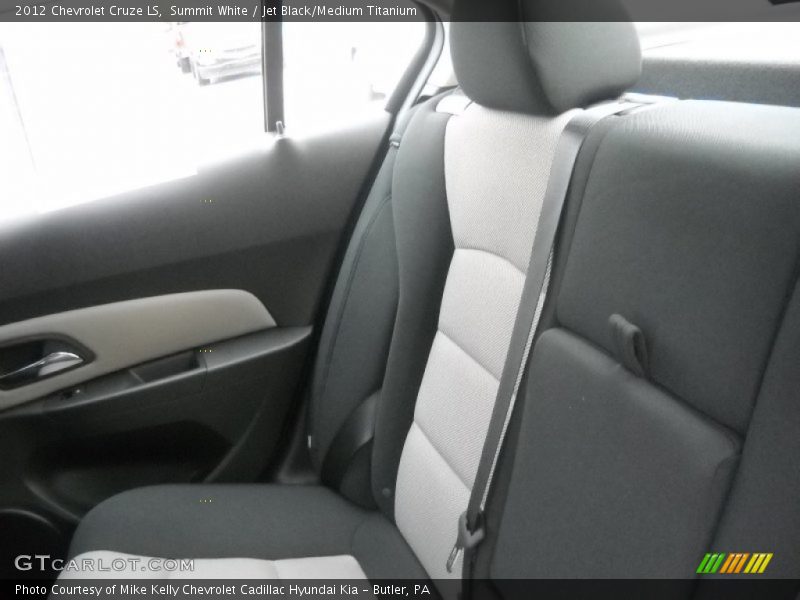 Summit White / Jet Black/Medium Titanium 2012 Chevrolet Cruze LS