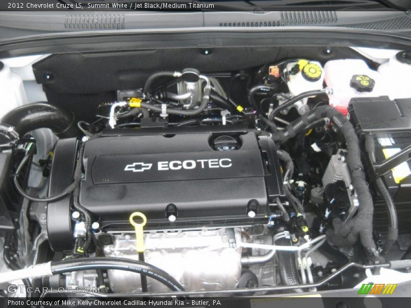 Summit White / Jet Black/Medium Titanium 2012 Chevrolet Cruze LS
