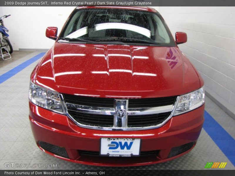 Inferno Red Crystal Pearl / Dark Slate Gray/Light Graystone 2009 Dodge Journey SXT