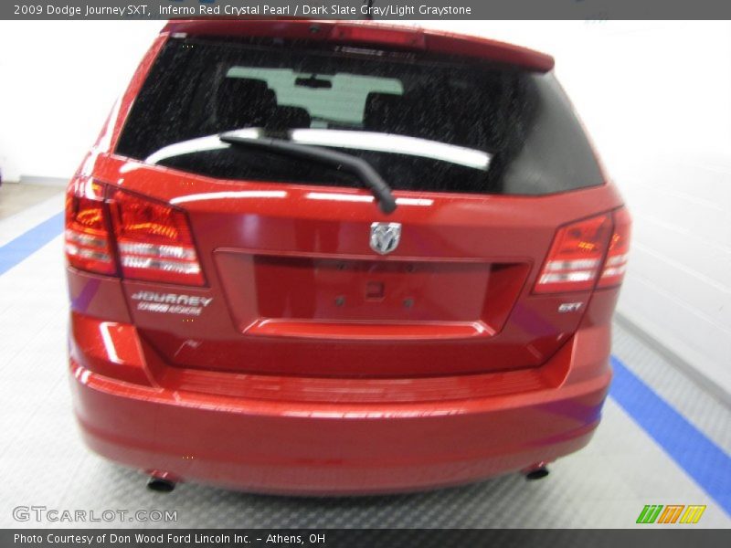 Inferno Red Crystal Pearl / Dark Slate Gray/Light Graystone 2009 Dodge Journey SXT