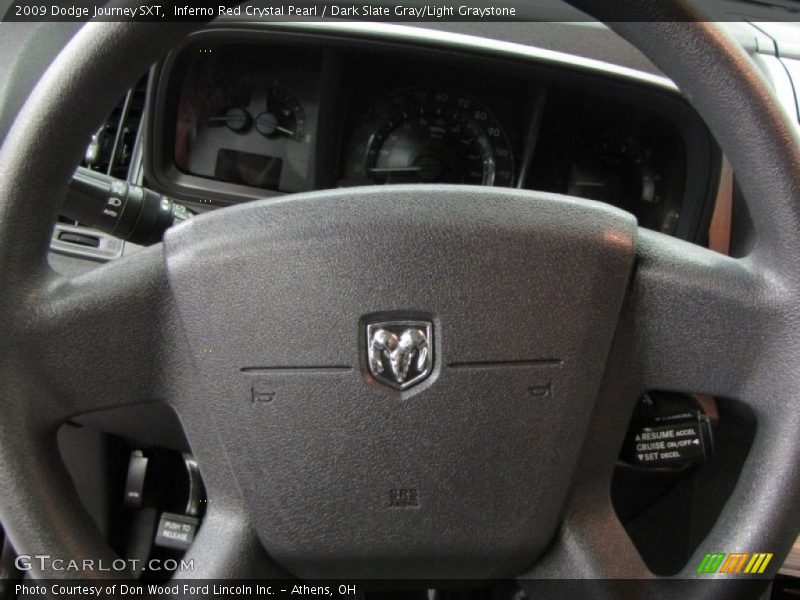 Inferno Red Crystal Pearl / Dark Slate Gray/Light Graystone 2009 Dodge Journey SXT