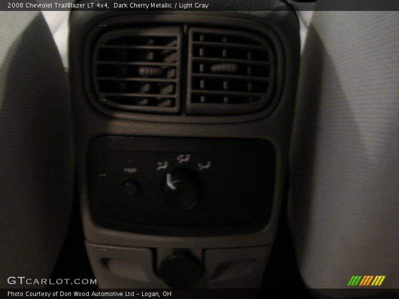 Dark Cherry Metallic / Light Gray 2008 Chevrolet TrailBlazer LT 4x4