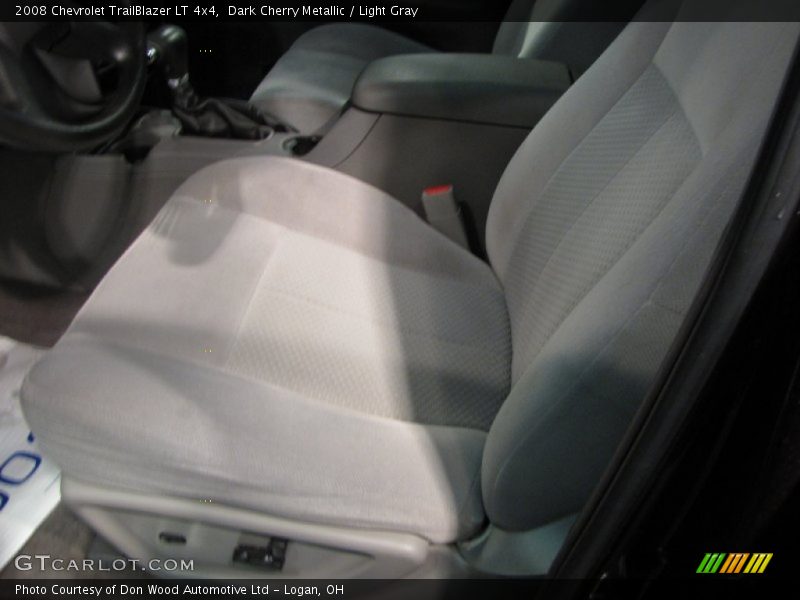 Dark Cherry Metallic / Light Gray 2008 Chevrolet TrailBlazer LT 4x4