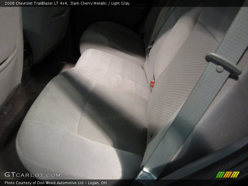 Dark Cherry Metallic / Light Gray 2008 Chevrolet TrailBlazer LT 4x4