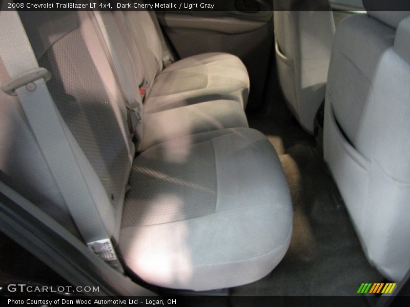 Dark Cherry Metallic / Light Gray 2008 Chevrolet TrailBlazer LT 4x4
