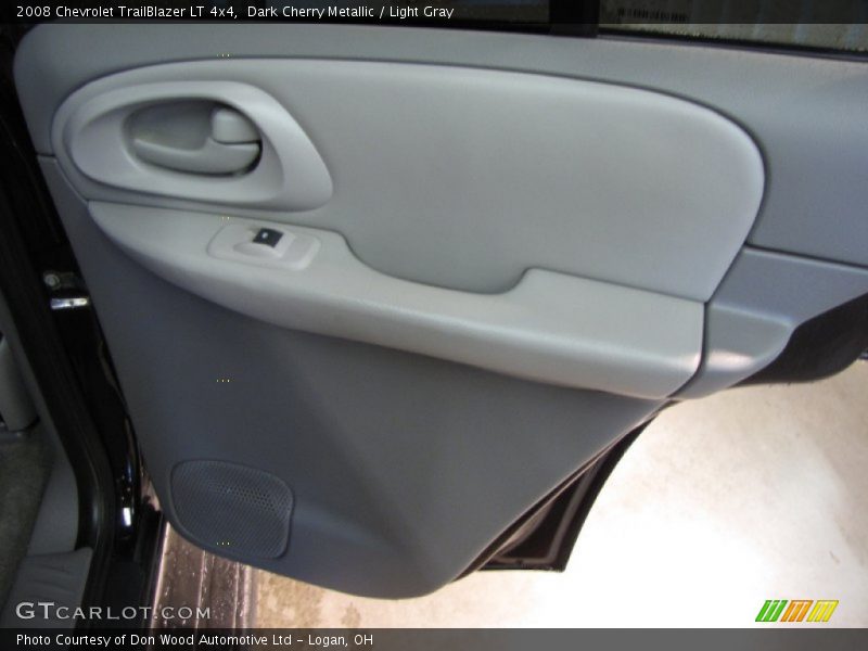 Dark Cherry Metallic / Light Gray 2008 Chevrolet TrailBlazer LT 4x4