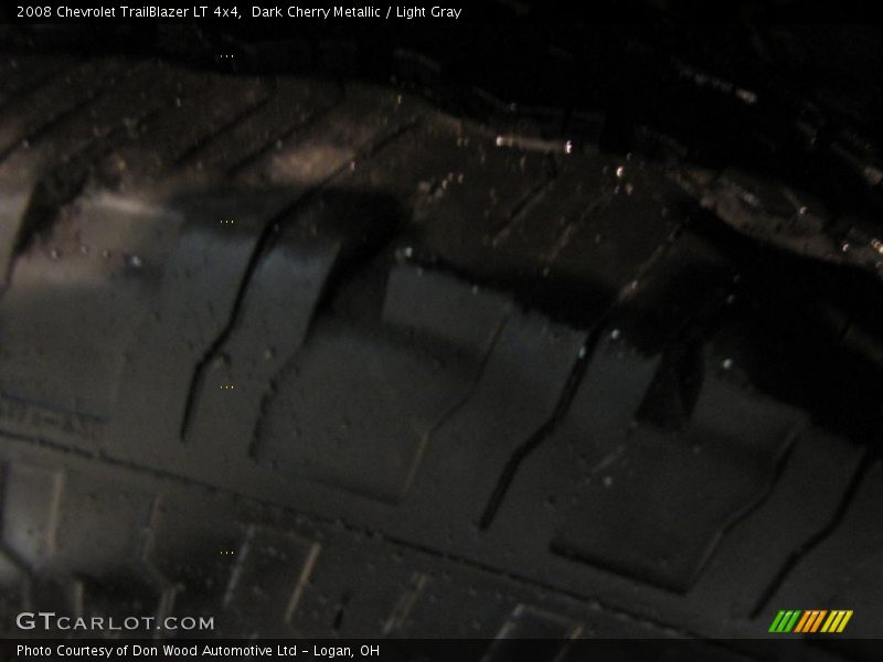 Dark Cherry Metallic / Light Gray 2008 Chevrolet TrailBlazer LT 4x4