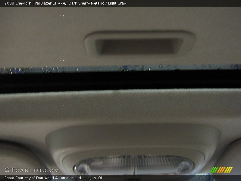 Dark Cherry Metallic / Light Gray 2008 Chevrolet TrailBlazer LT 4x4