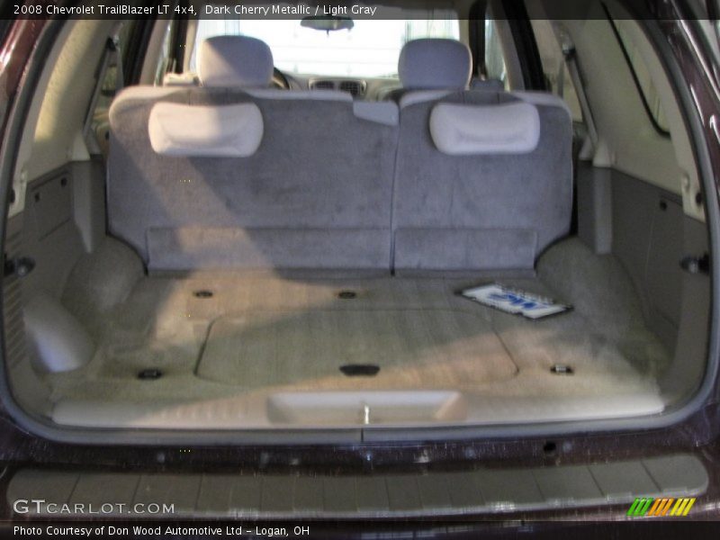 Dark Cherry Metallic / Light Gray 2008 Chevrolet TrailBlazer LT 4x4