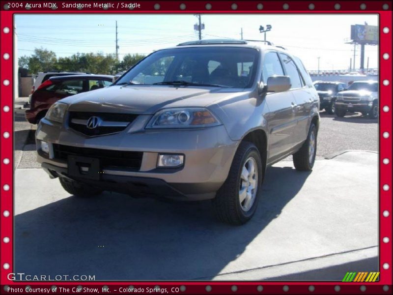 Sandstone Metallic / Saddle 2004 Acura MDX