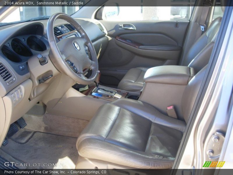 Sandstone Metallic / Saddle 2004 Acura MDX