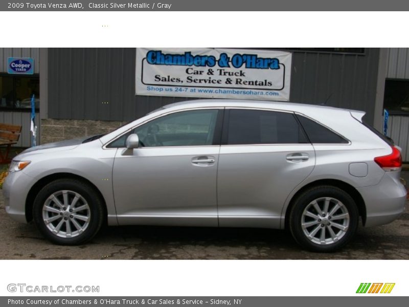 Classic Silver Metallic / Gray 2009 Toyota Venza AWD