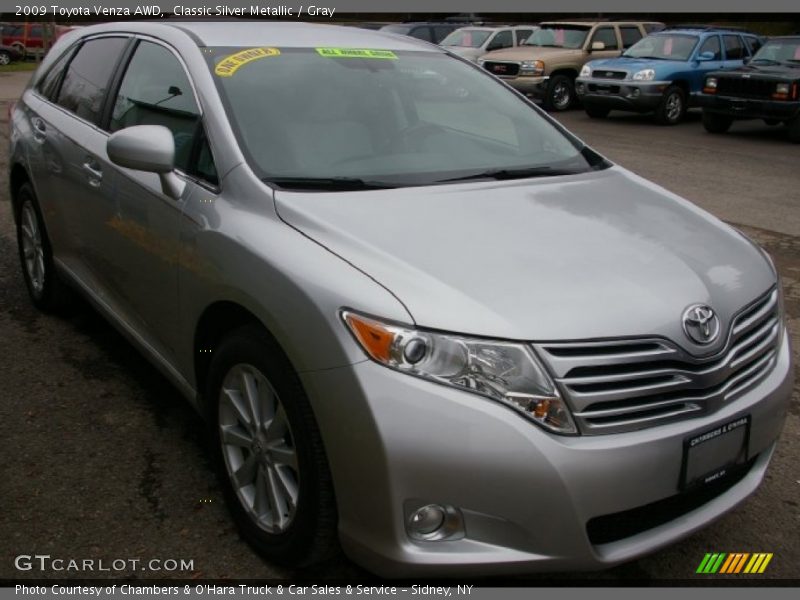 Classic Silver Metallic / Gray 2009 Toyota Venza AWD