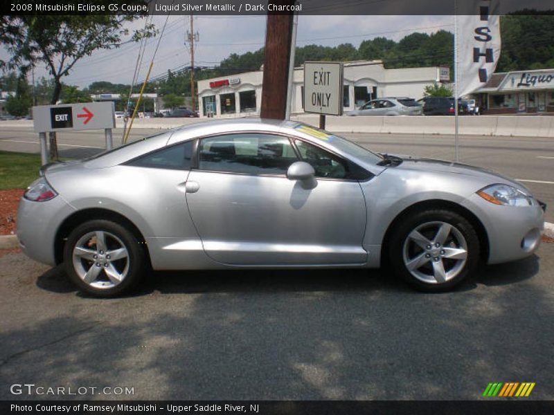 Liquid Silver Metallic / Dark Charcoal 2008 Mitsubishi Eclipse GS Coupe