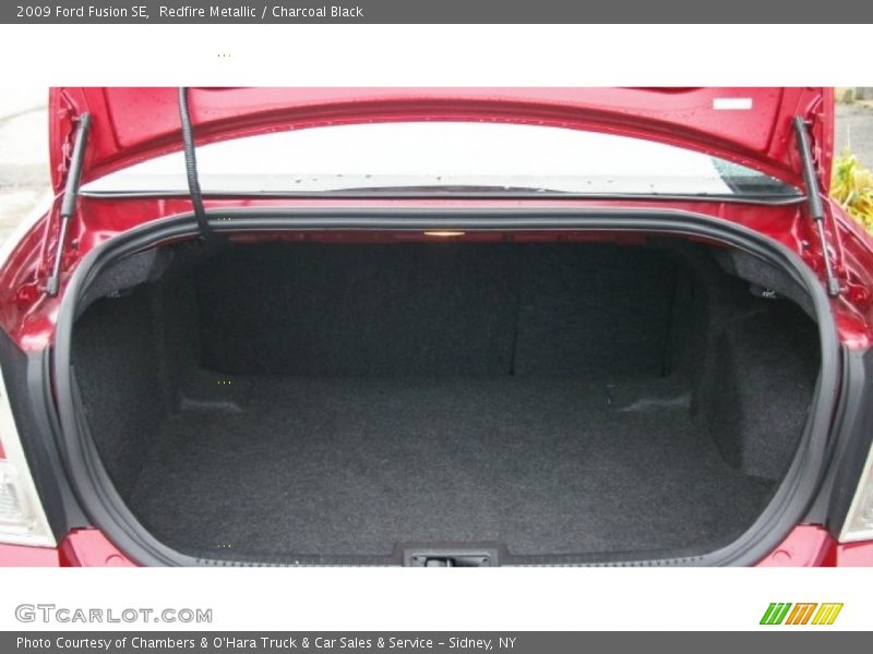 Redfire Metallic / Charcoal Black 2009 Ford Fusion SE