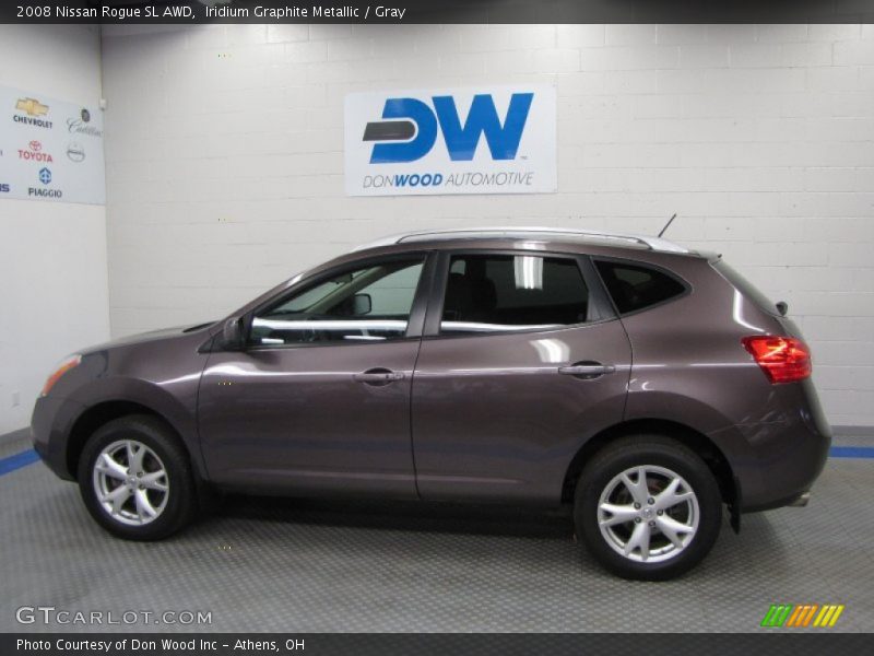 Iridium Graphite Metallic / Gray 2008 Nissan Rogue SL AWD