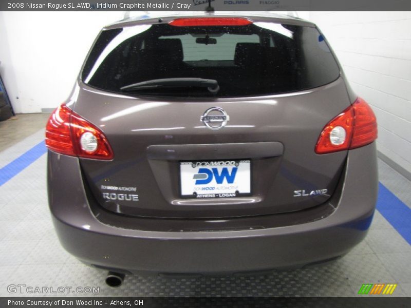 Iridium Graphite Metallic / Gray 2008 Nissan Rogue SL AWD