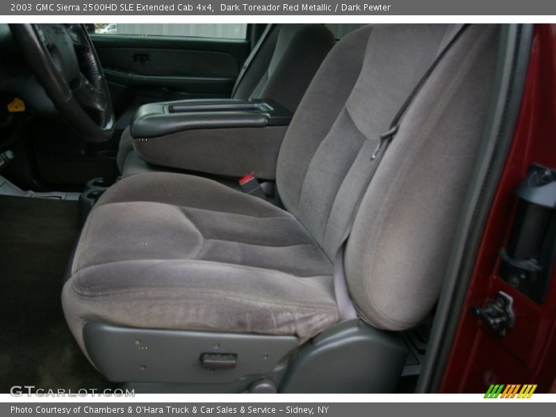 Dark Toreador Red Metallic / Dark Pewter 2003 GMC Sierra 2500HD SLE Extended Cab 4x4