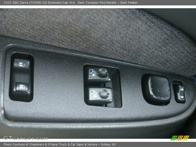 Dark Toreador Red Metallic / Dark Pewter 2003 GMC Sierra 2500HD SLE Extended Cab 4x4