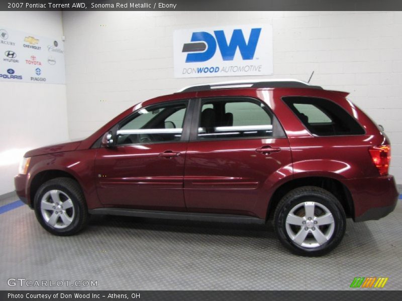 Sonoma Red Metallic / Ebony 2007 Pontiac Torrent AWD